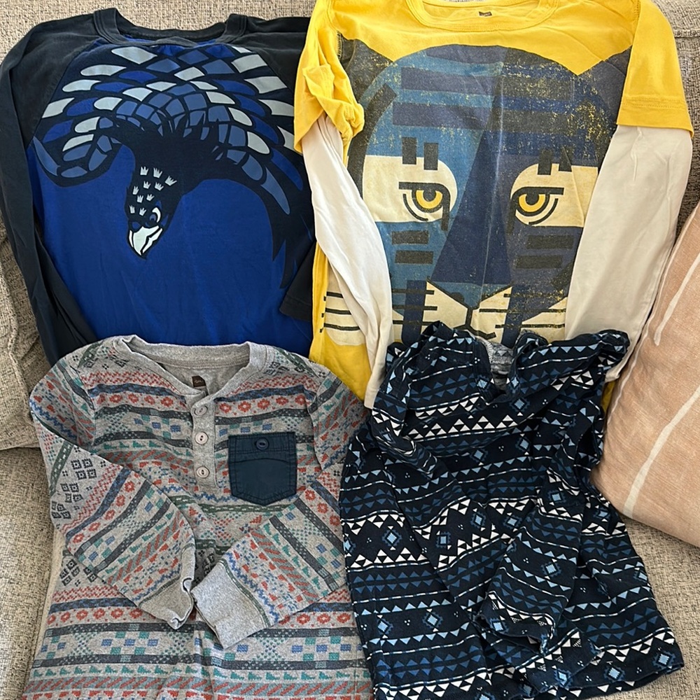 Tea Collection - Graphic Long Sleeve Shirts Set